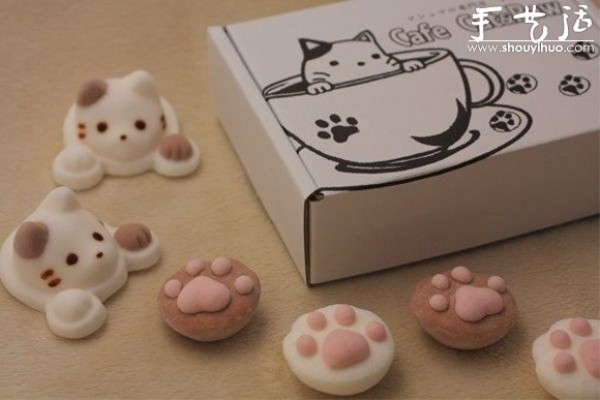 Cute 3D Cat Marshmallow