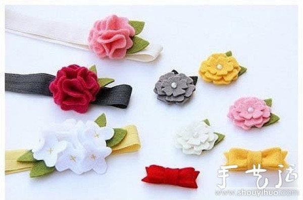 Tutorial on making handmade fabrics with beautiful decorative bows