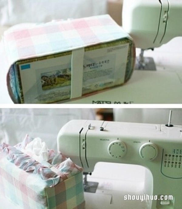 DIY tutorial for making fresh and funny fabric paper towel covers