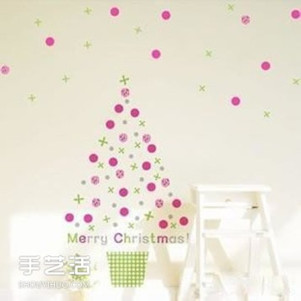 How to arrange Christmas wall decorations in kindergarten environment creation pictures