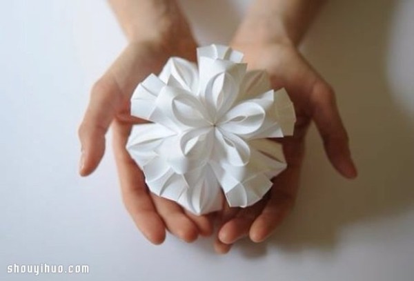 Appreciation of the beautiful handmade origami flower balls (3)