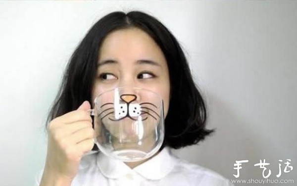 Cute cup, let girls continue to act cute to the end! 