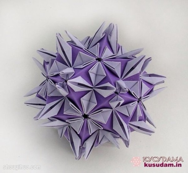 Appreciation of the beautiful handmade origami flower balls (3)