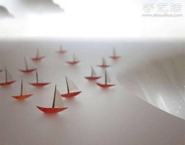 Exquisite 3D paper art works recall old memories of childhood