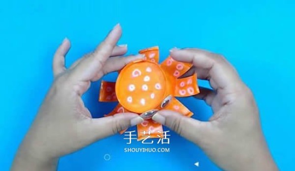 How to make paper cup octopus in a simple way, how to make small octopus in kindergarten