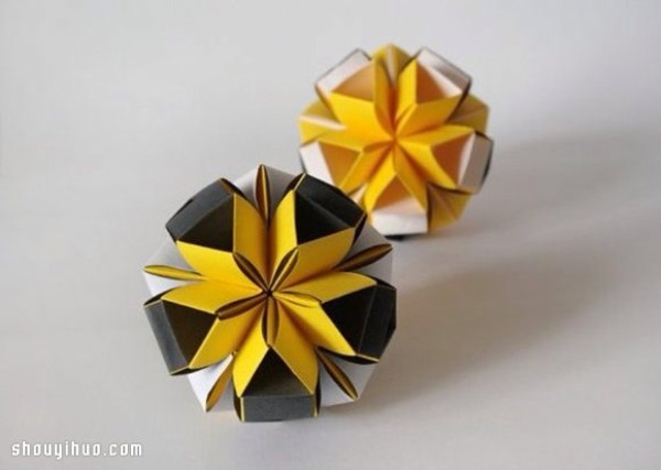 Appreciation of the beautiful handmade origami flower balls (3)