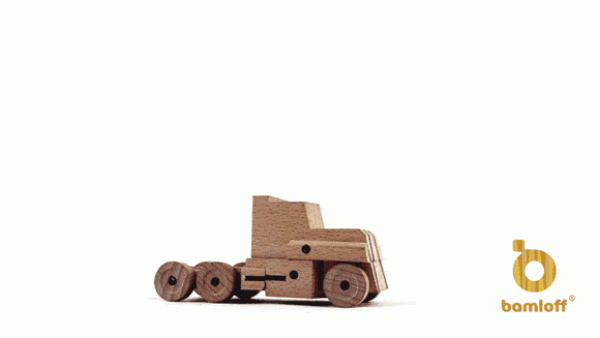 Transformers toys made of wood, enjoy the fun of playing with wood