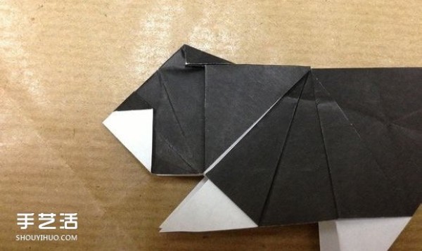 Small animal origami step-by-step diagram, using paper to fold small animals, illustrated method