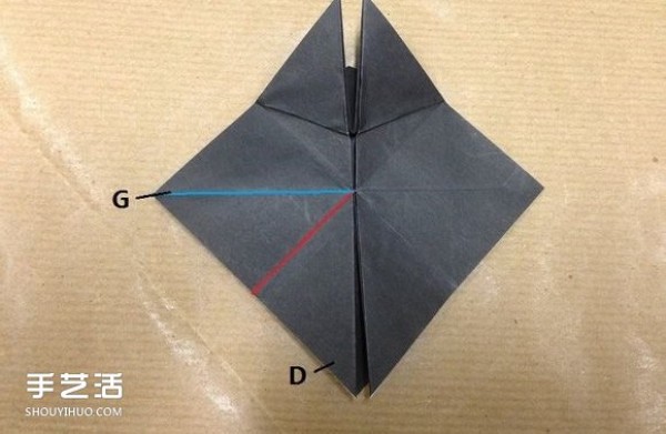 Small animal origami step-by-step diagram, using paper to fold small animals, illustrated method