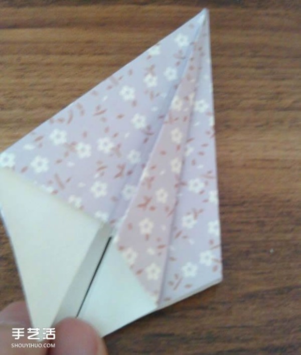 DIY oil-paper umbrella making tutorial, folding illustration of mini oil-paper umbrella