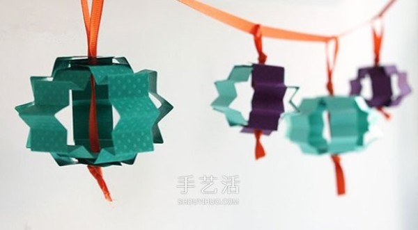 It only takes a few minutes! How to make Lantern Festival lanterns from cardboard