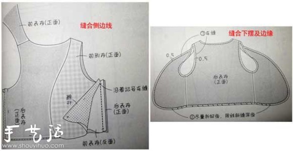 DIY reversible vest