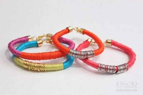 DIY ethnic style wire bracelet, simple steps to make your own wire bracelet