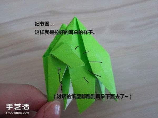 Complex Origami Elephant Steps Illustration Provides CP Pictures and Real Shot Tutorials