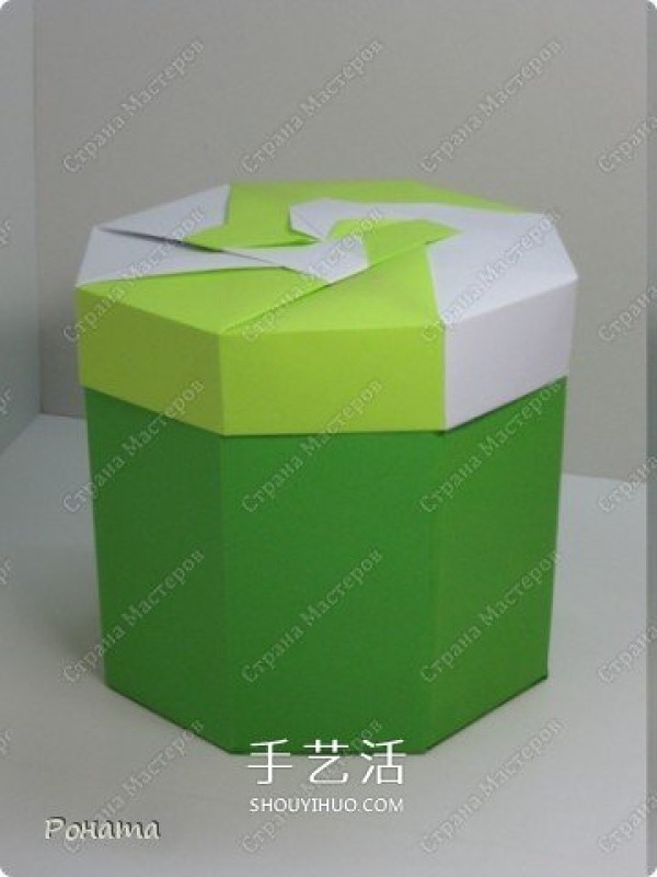 How to fold an octagonal box for Valentines Day, origami a beautiful Valentines Day gift box