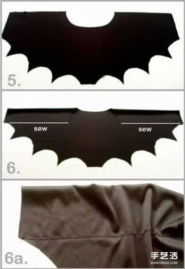 How to make a Batman cape, DIY vampire bat wing cape