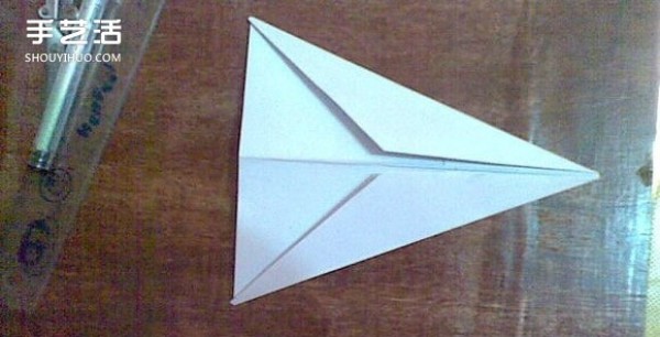 F-22 fighter origami illustration hand-made F22 fighter model tutorial