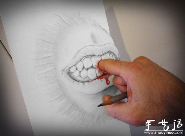 Alessandro Diddi three-dimensional pencil drawing