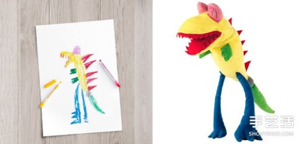 Imagine it come true! IKEA turns childrens drawings into plush toys