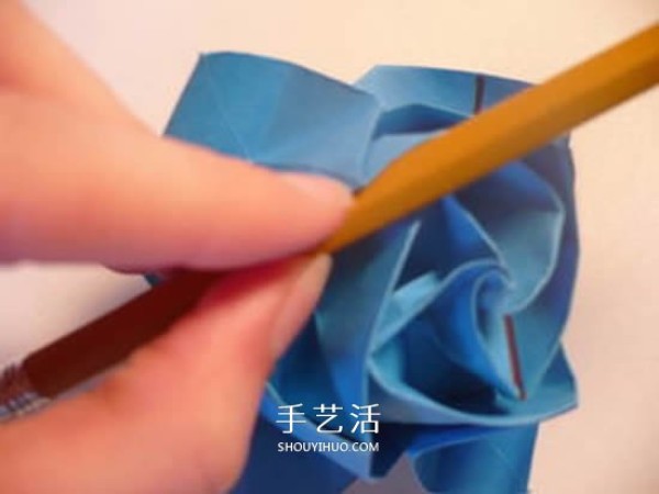 How to fold handmade roses, tutorial on how to fold roses