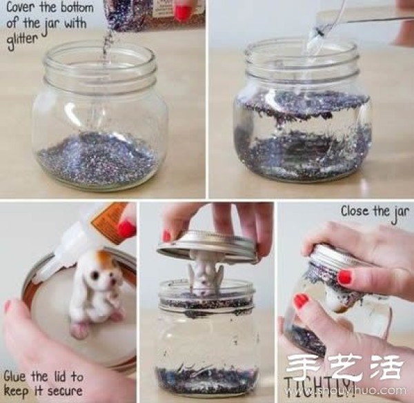 Turning glass jars into treasures, DIY beautiful home furnishings