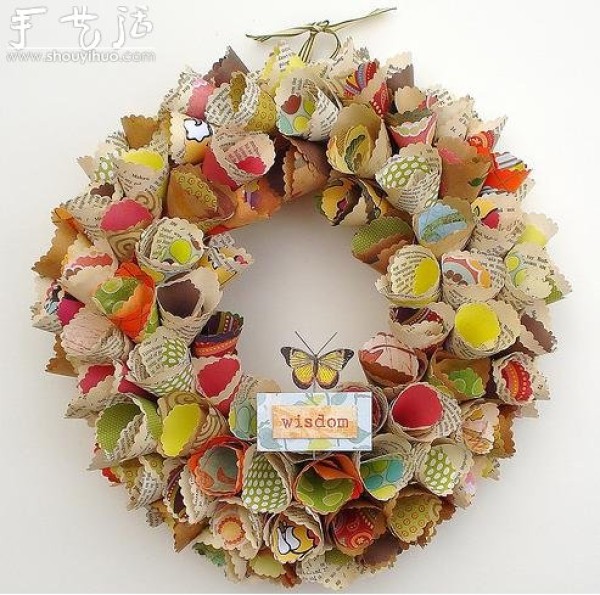 Appreciation of origami garland works