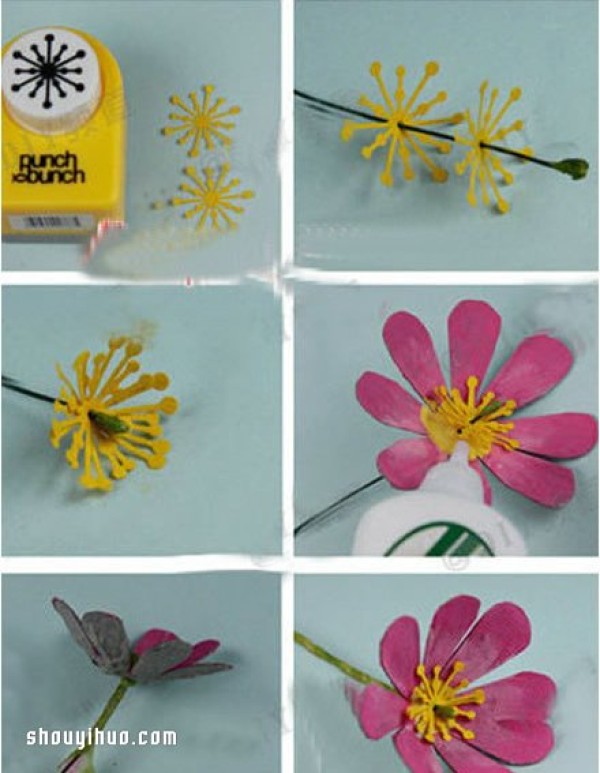 Egg tray handmade simple DIY cute daisy decorative flowers