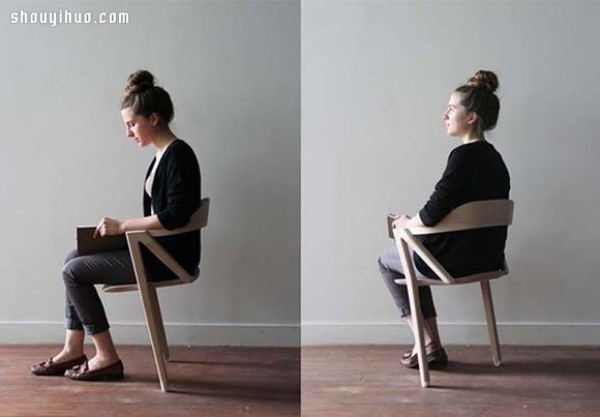 Inactivité A strange two-legged chair by a French post-90s designer