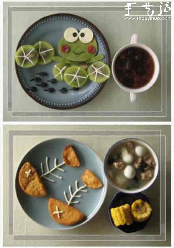 Do you like the fun DIY food on the dining table? 