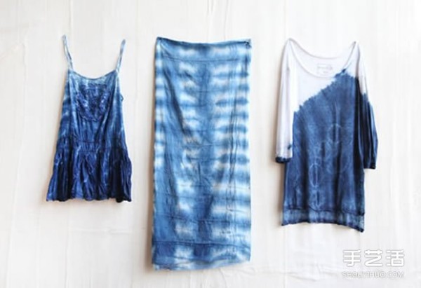 Indigo dyeing methods and steps for clothes, DIY diagrams for indigo dyeing clothes