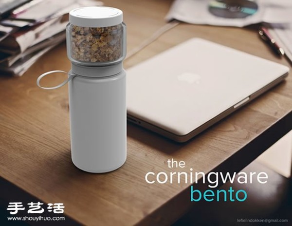 The dry and wet storage jar allows you to easily bring lunch!