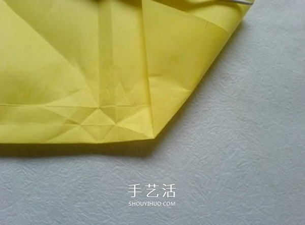 Detailed PT rose folding diagram and handmade PT rose origami tutorial