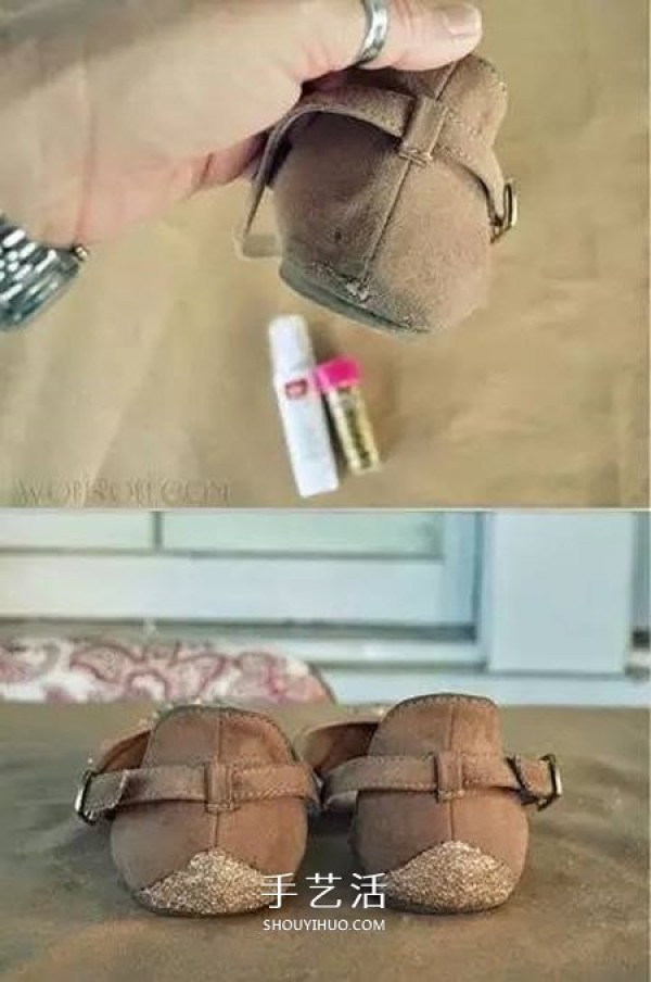 Mom exclaimed its impossible! A complete list of renovations of old baby shoes