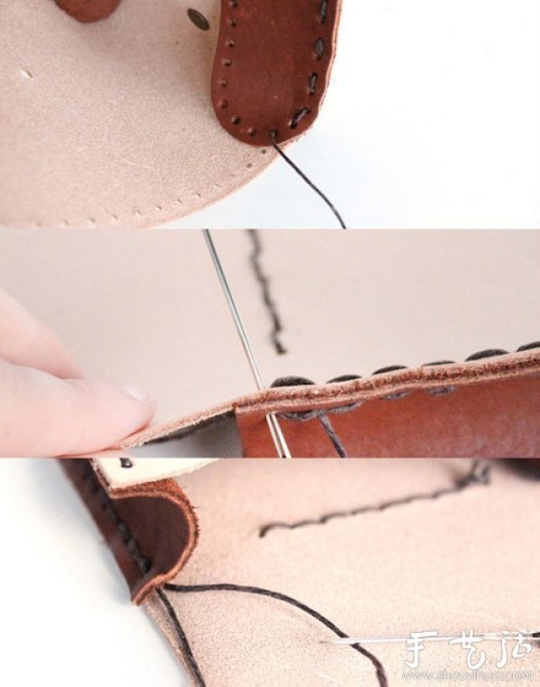 DIY small and cute leather storage bag