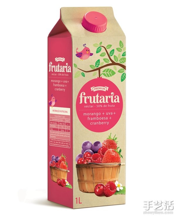 Frutaria juice drink wonderful packaging pictures