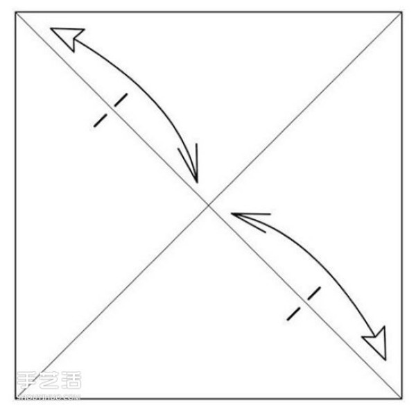 Illustration of the folding method of the origami sofa chair and the folding steps of the handmade sofa chair