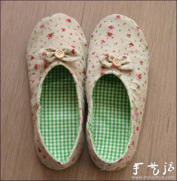 Beautiful and warm home handmade cloth shoes