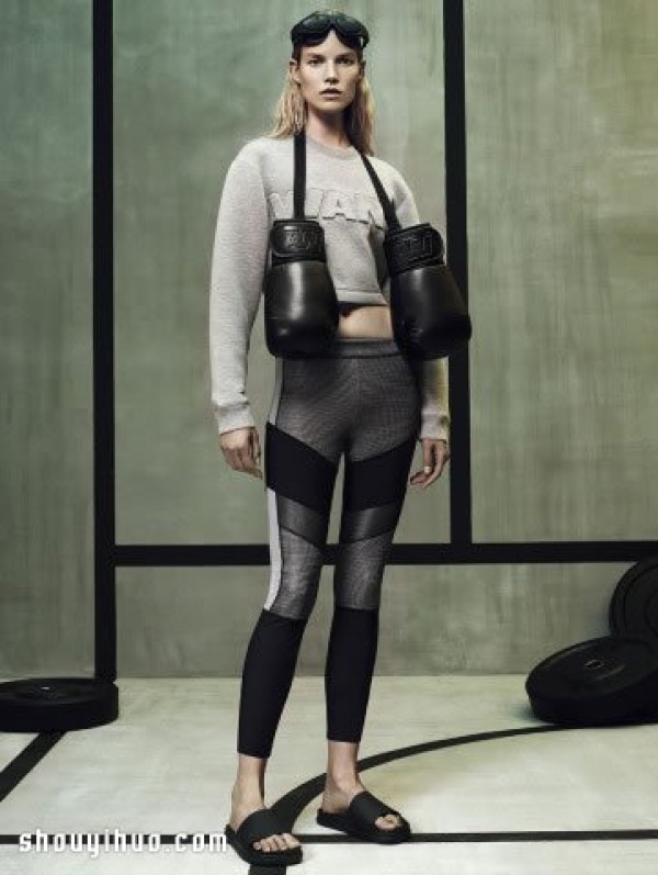 Alexander Wang and H&M minimalist street sports items