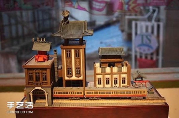 Exquisite arcade model works, arcade architectural model pictures to appreciate