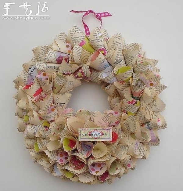 Appreciation of origami garland works