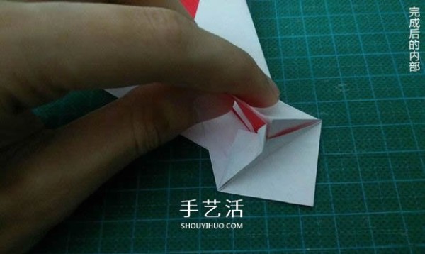 Illustrated tutorial on how to fold the Christmas crane How to fold the Christmas crane