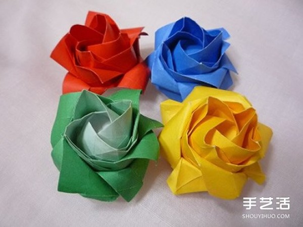 Japanese origami masters intricate rose origami tutorial with step-by-step illustration