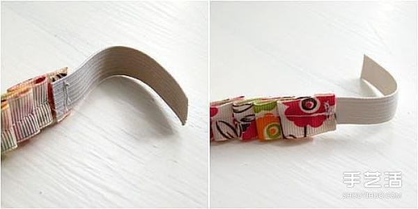 Pastoral Style Childrens Bracelet DIY Making Illustrated Tutorial Using Silk Ribbon