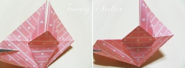 Triangle Bookmark Origami Method and Triangle Bookmark Illustrated Tutorial