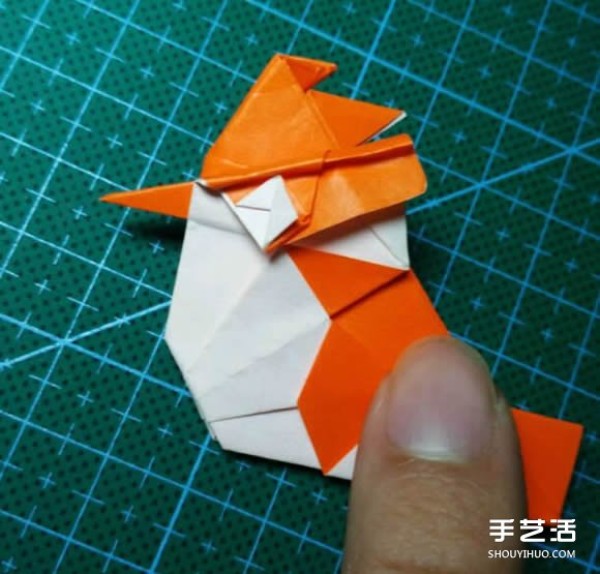 How to make an origami kingfisher with detailed instructions on how to fold a kingfisher