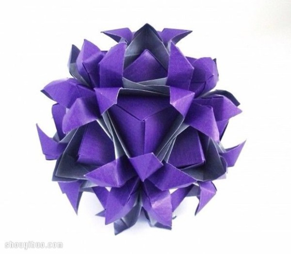 Appreciation of the beautiful handmade origami flower balls (2)