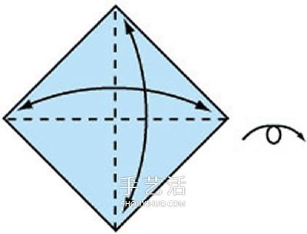 How to fold a flower storage box and illustrate the folding method of a simple and beautiful paper box