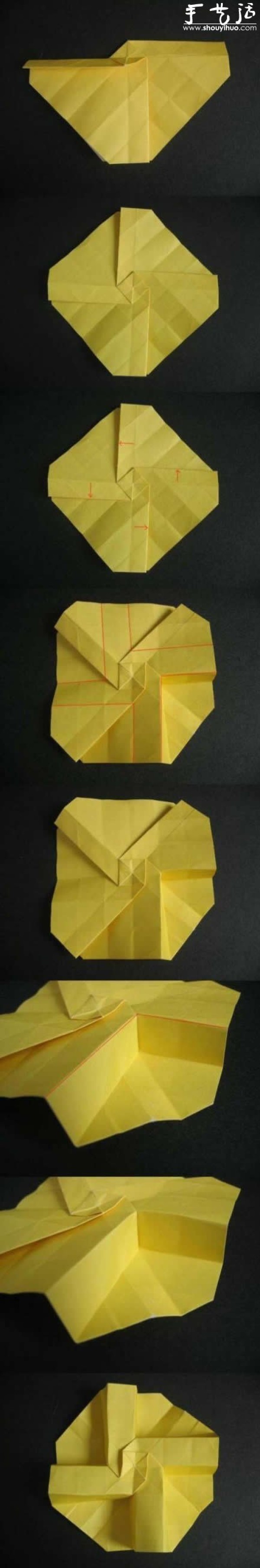 How to fold a Kawasaki rose, a tutorial on folding a Kawasaki rose