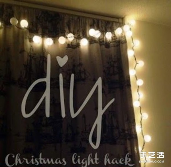 Using DIY to make holiday decorative light strips from broken table tennis waste