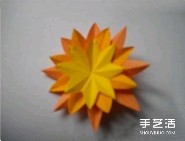 Beautiful Paper Flower DIY Making Tutorial, Simple Paper Flower Making Illustration